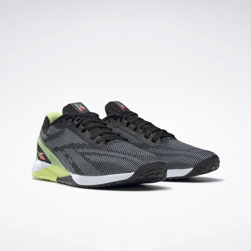 Reebok Women's Black Glow Nano X1 Grit Training Shoes FZ1415